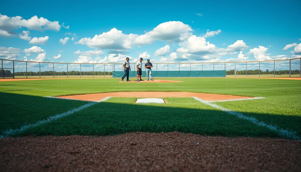 outdoor field setup youth