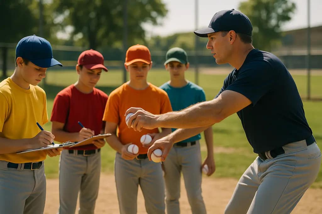 Texas youth baseball players working on Summer Tournament Skills before a game