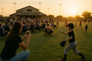 Rocker B Ranch tournaments bring youth teams to a Texas baseball field near Graford