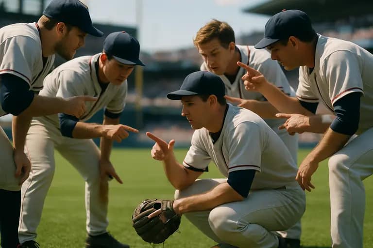 Infielders practicing footwork and throws during a youth baseball workout